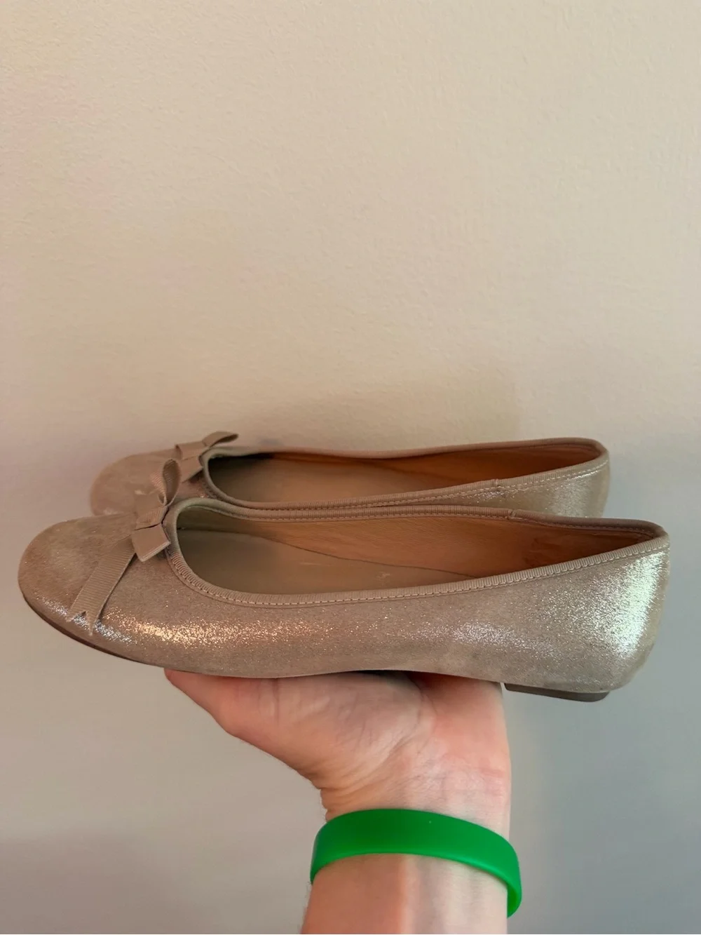 Elephanitto Shimmer Ballet Flats